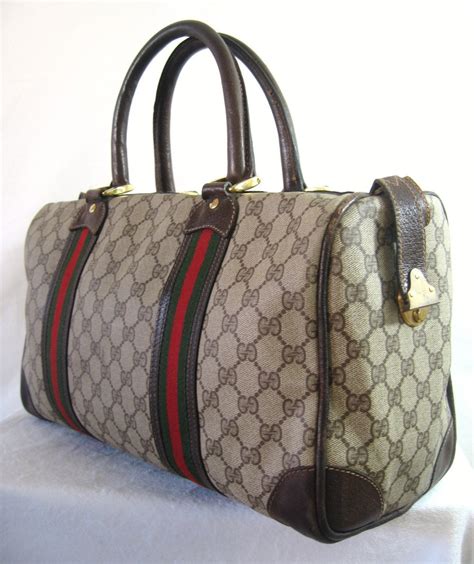 vintage Gucci duffle bag